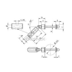 Embout orientable pour câble inox - CROSO