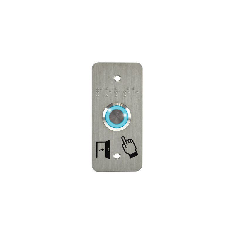 Bouton poussoir NO/NF bleu - IZYX