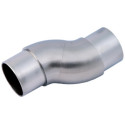 Coude flexible pour tube Ø42,4 mm Inox 304 - CROSO