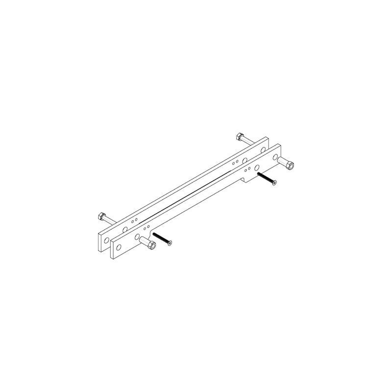 Plaque support de ferme-portillon DC630 - STREMLER