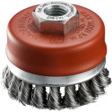 Brosse circulaire abrasive torsadée 0.50 mm - ABRASIFS TECHNIQUES INDUSTRIELS