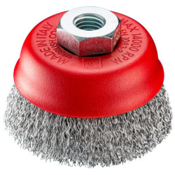 Brosse circulaire abrasive ondulé 0.35 mm - ABRASIFS TECHNIQUES INDUSTRIELS