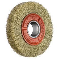 Brosse de touret circulaire ondulé 0.30 mm - ABRASIFS TECHNIQUES INDUSTRIELS