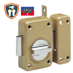 Paire de verrous monopoint à bouton V136 A2P* RADIALIS s'entrouvrant - VACHETTE