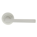 Ensemble sur rosace ronde zamack mat AXEL - CADAP
