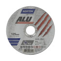 Disque à meuler plat diamètre 125 mm aluminium - NORTON