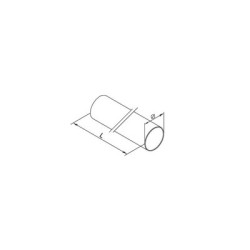 Lisse inox de 3 m diamètre 12x1.5 mm - STICK IT