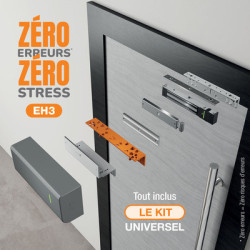 Kit complet ventouse en applique 300 kg 12-48V EH3 - IZYX