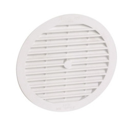Grille de ventilation à encastrer ronde Ø 174 mm avec moustiquaire B113 - NICOLL