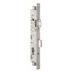 Serrure à encastrer 3 points à rouleau clé i série 2274 têtière plate 22 mm - STREMLER