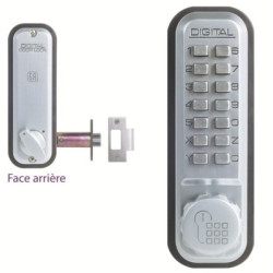 Serrure à code mécanique UNICODE 2230 argent - UNITECNIC