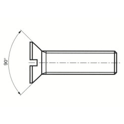 Vis métaux tête fraisée pozidrive inox - ACTON