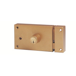 Serrure applique monopoint horizontale à fouillot tirant ZENITH 542 - ISEO