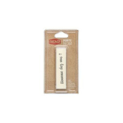 Porte-nom de boîte aux lettres en plastique - RENZ