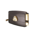 Serrure applique monopoint horizontale à tirage CISA cylindre 45 mm varié - NORMBAU
