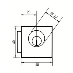Serrure de meuble 4G 5064 - VACHETTE