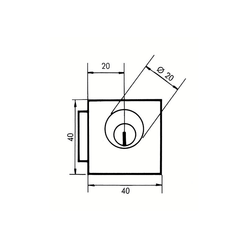 Serrure de meuble 4G 5064 - VACHETTE