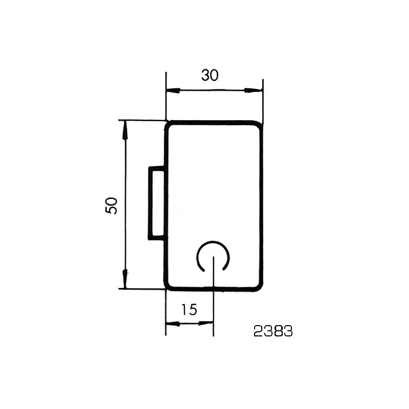 Serrure de meuble 3G 2383 - VACHETTE