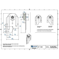 Paire de montures fixation sur plat SPORTUB® ROC et SPORT - MANTION