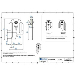 Paire de montures fixation sur plat SPORTUB® ROC et SPORT - MANTION