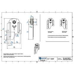 Paire de montures fixation sur plat SPORTUB® ROC et SPORT - MANTION