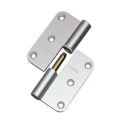 Paumelle aluminium à bouts ronds argent - ARLU