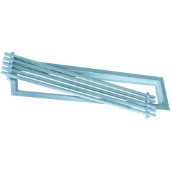 Grille cache-radiateur argent - RENSON