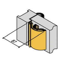 Kit anti-pince doigts protection côté feuillure 7012F - VACHETTE