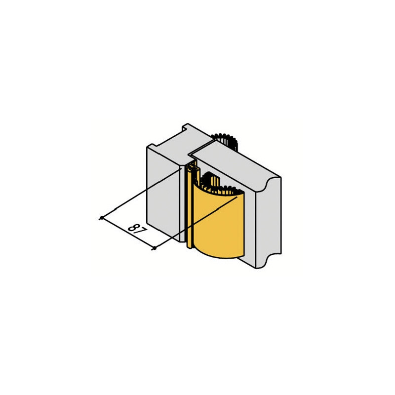 Kit anti-pince doigts protection côté feuillure 7012F - VACHETTE