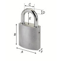 Cadenas à clé série G - MUL-T-LOCK
