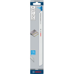 Lot de 3 lames de scie sauteuse BIM métal 250 mm T1018AFP - BOSCH