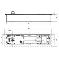Pivot de sol TS 550 NV - GEZE