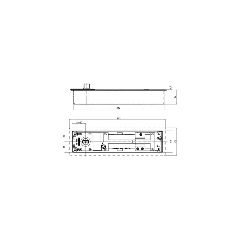 Pivot de sol TS 550 NV - GEZE