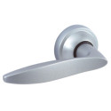 Ensemble sur rosace TWIST chromé velours - VACHETTE
