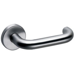 Ensemble sur rosace EST béquille contre-coudée ZG41.7/40 inox - NORMBAU