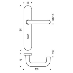 Ensemble sur plaque EA195 ARCOLOR 232HR blanc - VACHETTE