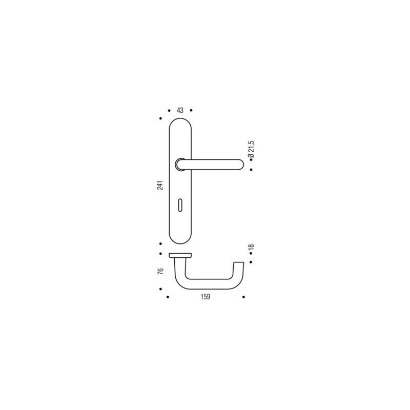 Ensemble sur plaque EA195 ARCOLOR 232HR blanc - VACHETTE