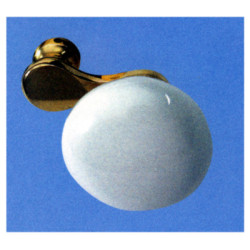 Demi-manivelle BORDELAISE laiton/blanc - MERIGOUS