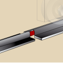 Axe de jonction diamètre 16 mm pour rail profil rond à visser - TORBEL