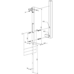 Verrou baïonnette verrouillable à demi-cylindre - LOCINOX