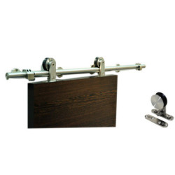 Kit de ferrures pour porte coulissante bois / métal suspendu - ALLIAGE CONCEPT