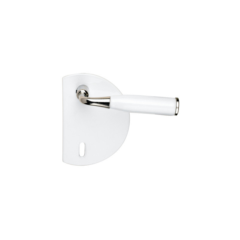 Ensemble sur plaque demi-lune porcelaine FUSAIN - MERIGOUS