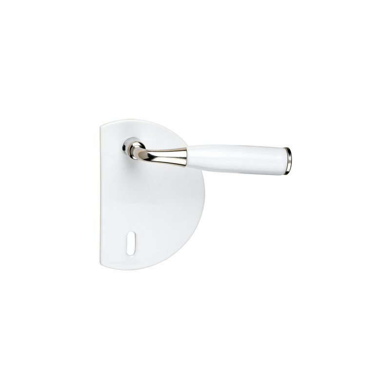 Ensemble sur plaque demi-lune porcelaine FUSAIN - MERIGOUS