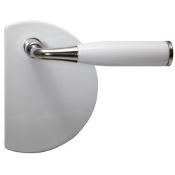 Ensemble sur plaque demi-lune porcelaine FUSAIN - MERIGOUS