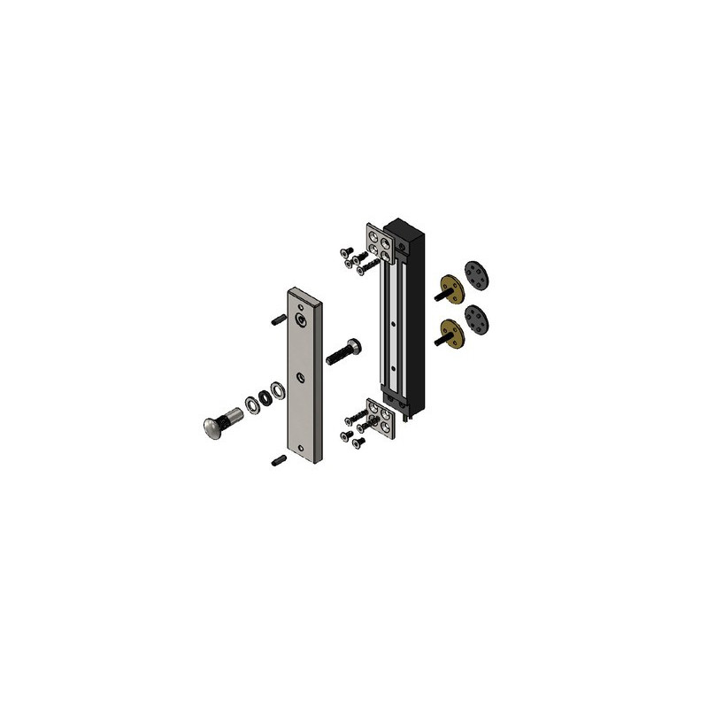 Ventouse électromagnétique à encastrer 300 Kg 12/24VDC C3M11 - CDVI