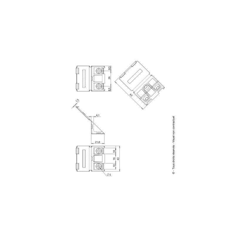 Taquet d'assemblage TAC'EKER - MONIN