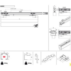 Garnitures coulissantes pour rail 0400 - KOBLENZ