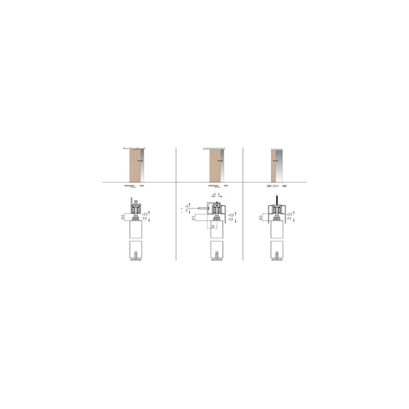 Garnitures coulissantes pour rail 0400 - KOBLENZ