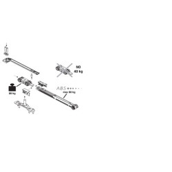 Système coulissant pour porte à fleur 40 Kg - KOBLENZ