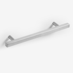 Poignée de meuble à tirage carré inox massif I-400 KUBE - DIDHEYA